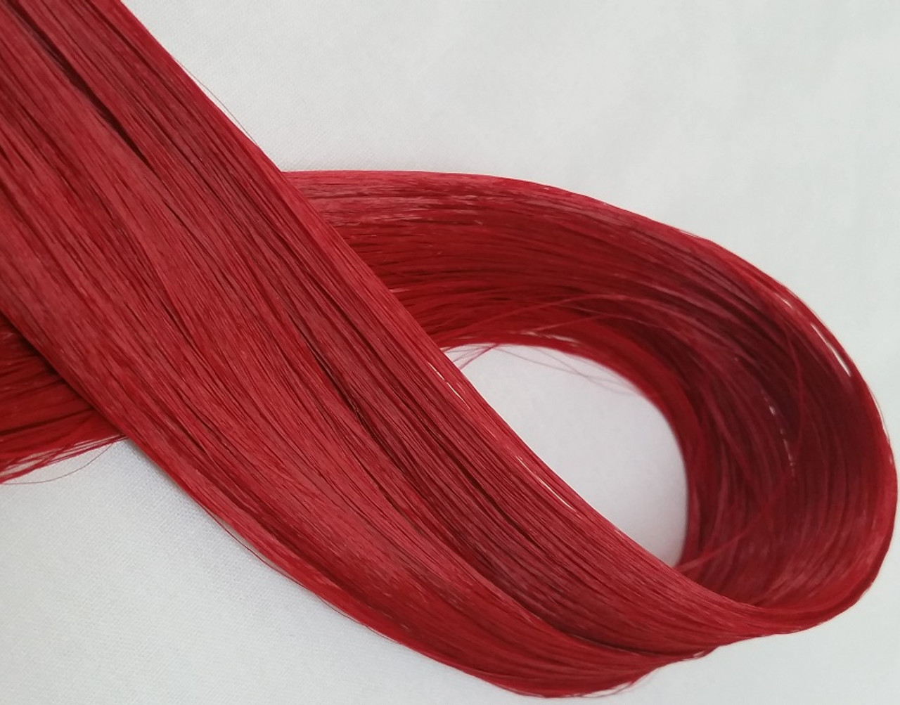 Tempest Red 92 KatSilk Saran Doll Hair
