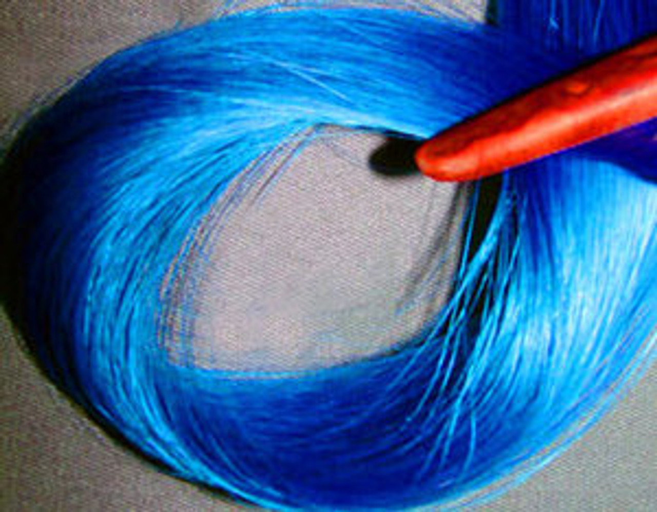 KatSilk Nylon Blue 8 Doll Hair 832