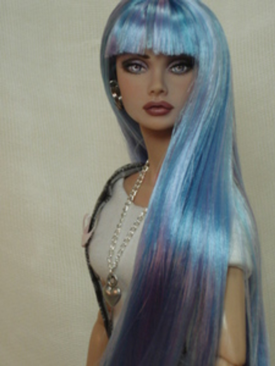 Periwinkle 96 KatSilk Saran Doll Hair