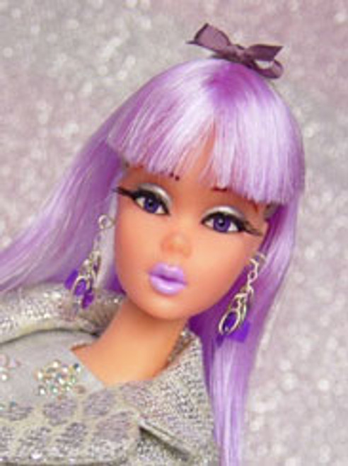 Purple Passion 27 KatSilk Saran Doll Hair