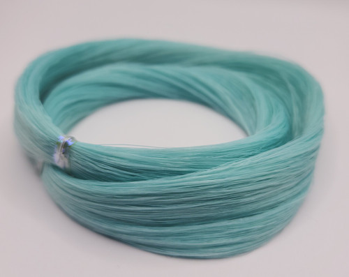 Sky Blue 35 KatSilk Saran Doll Hair