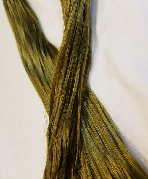 KatSilk Nylon Olive Green 3 Doll Hair 802