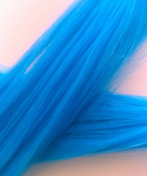 Kyanos Blue #1021 KatSilk ® Nylatex Doll Hair