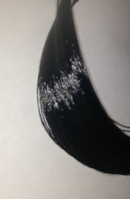 Black 207 Premium Nylon Doll Hair