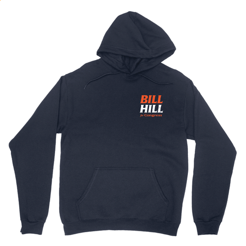 Bill Hill (Navy Pullover Hoodie)