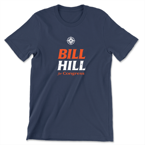 Bill Hill (Unisex Navy Tee)