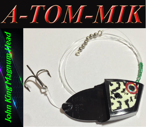 Custom John King Magnum "Black Glow Frog" Rigged