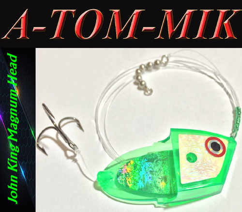 Custom John King Magnum "Green Glow" Rigged