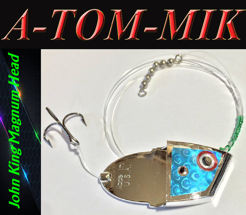 Custom John King Magnum "Blue Chrome Scale" Rigged