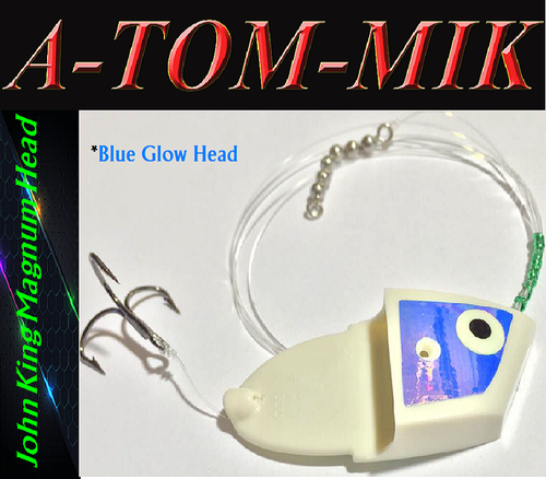 Custom John King Magnum "Blue Glow UV" Rigged