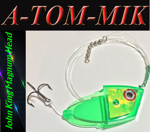 Custom John King Magnum "Green UV Trans" Rigged