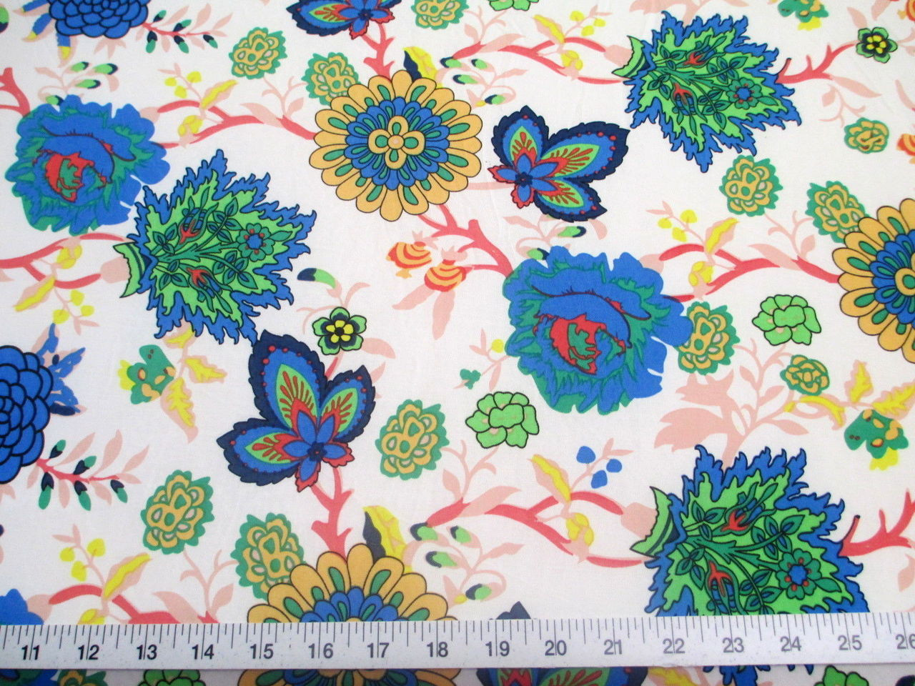 patterned jersey knit fabric