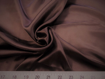 Discount Fabric Charmeuse Silky Bridal Satin Apparel Brown CS09 Discount Fabric Charmeuse Silky Bridal Satin Apparel Brown CS09
