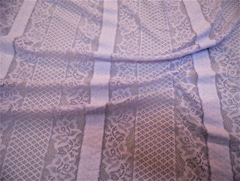 Discount Fabric Stretch Mesh Lace Lilac Embroidered Floral Stripe Sheer A200 Discount Fabric Stretch Mesh Lace Lilac Embroidered Floral Stripe Sheer A200