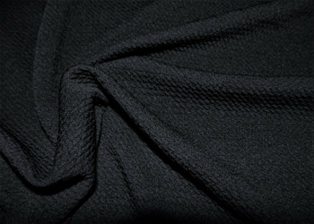 Bullet Textured Liverpool Fabric 4 way Stretch Black S11 Bullet Textured Liverpool Fabric 4 way Stretch Black S11