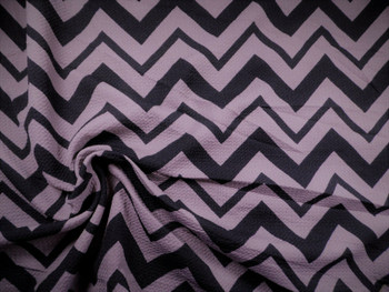 Bullet Printed Liverpool Textured Fabric 4 way Stretch Black Gray Chevron R50 Bullet Printed Liverpool Textured Fabric 4 way Stretch Black Gray Chevron R50