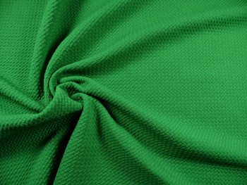 Bullet Textured Liverpool Fabric 4 way Stretch Kelly Green Q50 Bullet Textured Liverpool Fabric 4 way Stretch Kelly Green Q50
