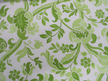 Belle Maison Daphine Linen Upholstery Drapery Fabric Surf Floral NN49-  Discount Designer Fabric 