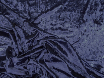 Stretch Velvet Spandex Fabric Apparel Midnight Navy G405