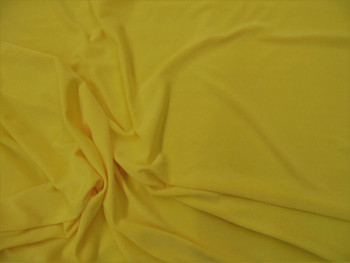 Fabric Light Weight Polyester Spandex 4 way Stretch Yellow D401 Fabric Light Weight Polyester Spandex 4 way Stretch Yellow D401