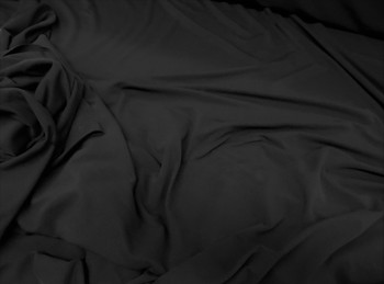 Discount Fabric Dryline lycra spandex wicking Performance Stretch  Black  DT100