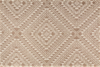 Fabric Robert Allen Beacon Hill Matte Raffia Flax Geometric Linen Upholstery II3