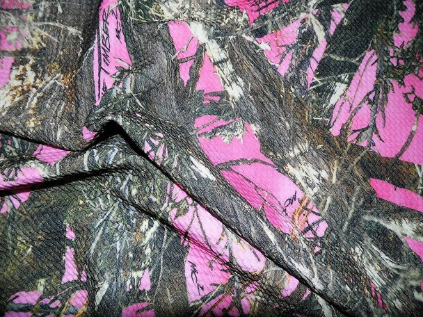 Printed Bullet Liverpool Textured True Timber Pink MC2 camouflage Fabric S24