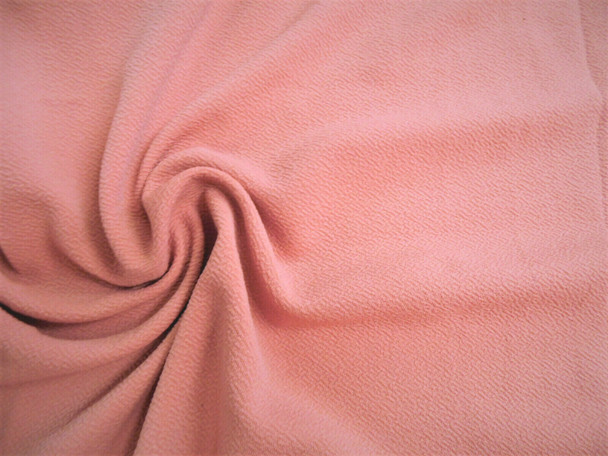 Liverpool Textured Fabric 4 way Stretch Scuba Mauve Pink L702