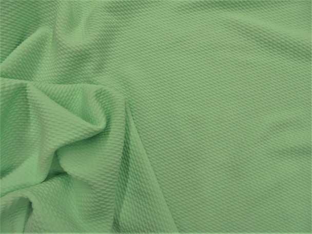 Copy of Bullet Textured Liverpool Fabric 4 way Stretch Light Mint Green P27