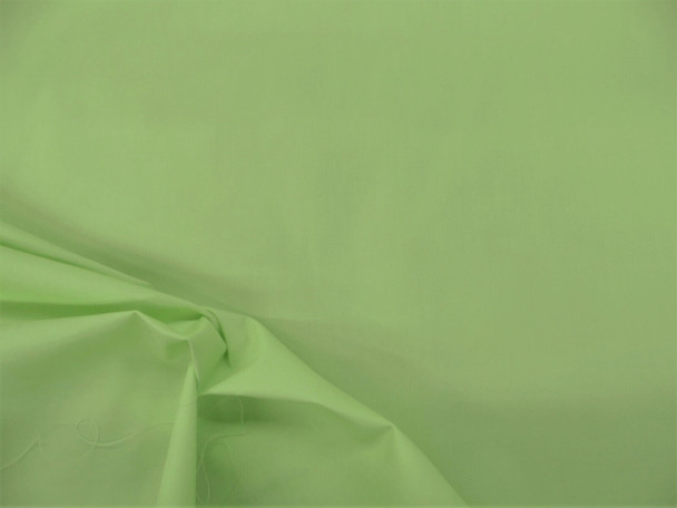 Cotton Polyester 62 inch Apparel Fabric Solid Pale Lime Green RR45