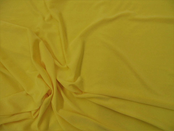 Fabric Light Weight Polyester Spandex 4 way Stretch Yellow D401