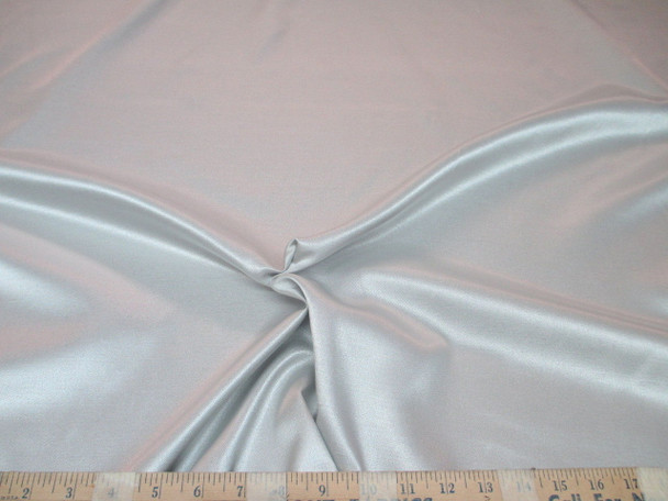 Discount Fabric Antique Satin Upholstery Drapery Silver SA203