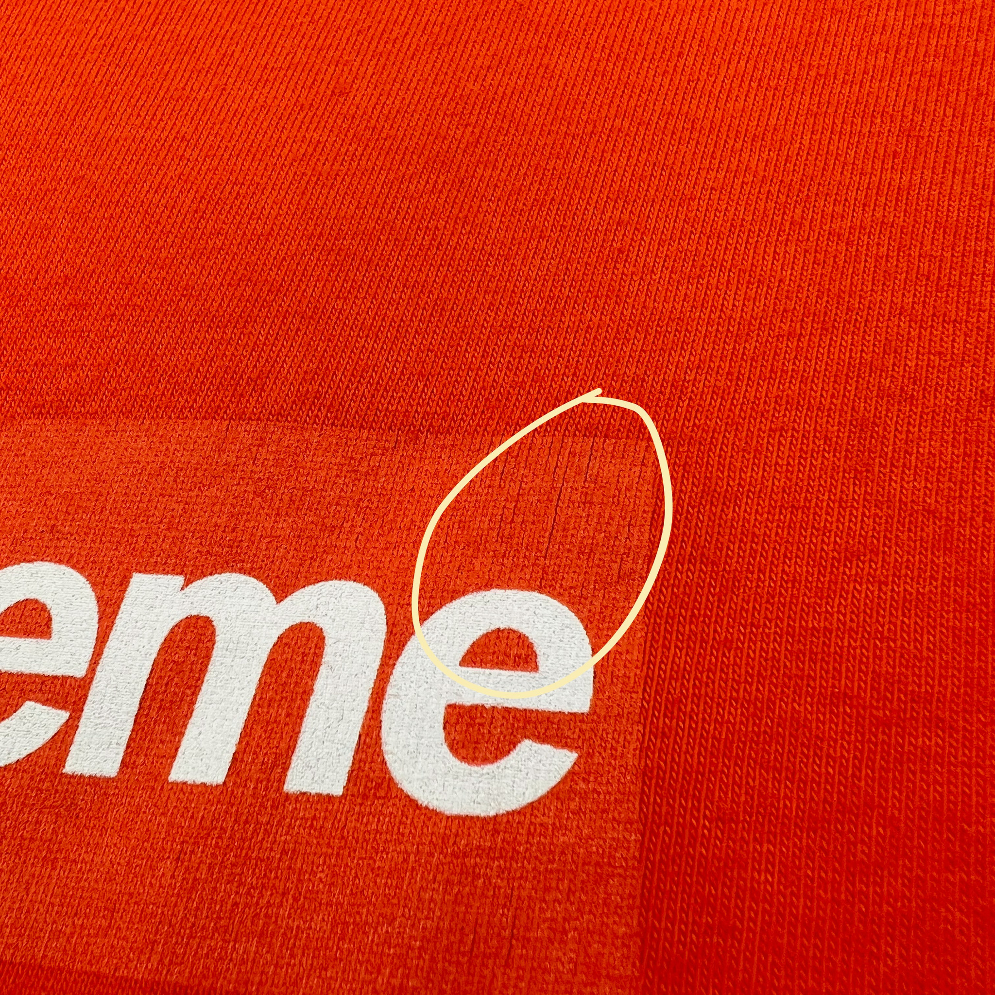 Supreme Orange Box Logo Long Sleeve T Shirt - Oliver's Archive