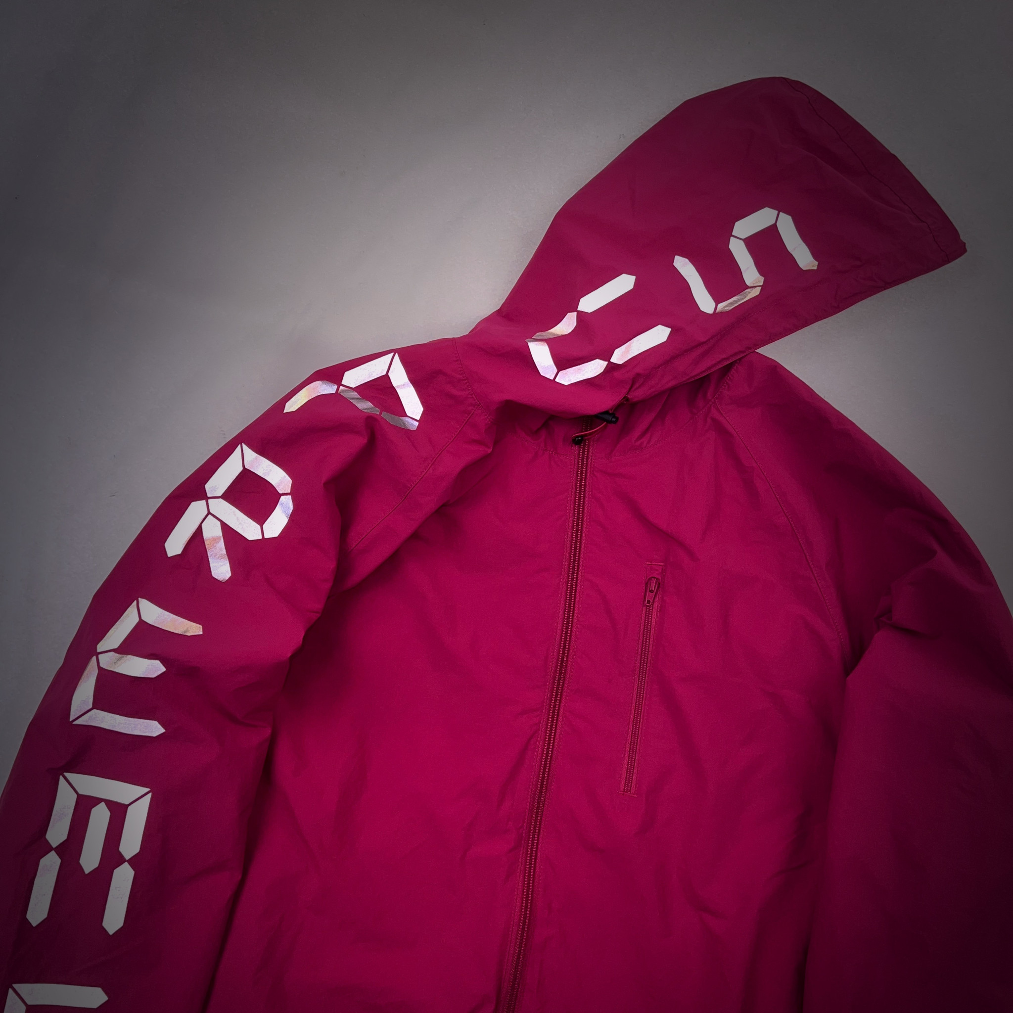 Supreme Digital Logo Pink Track Jacket - Oliver's Archive