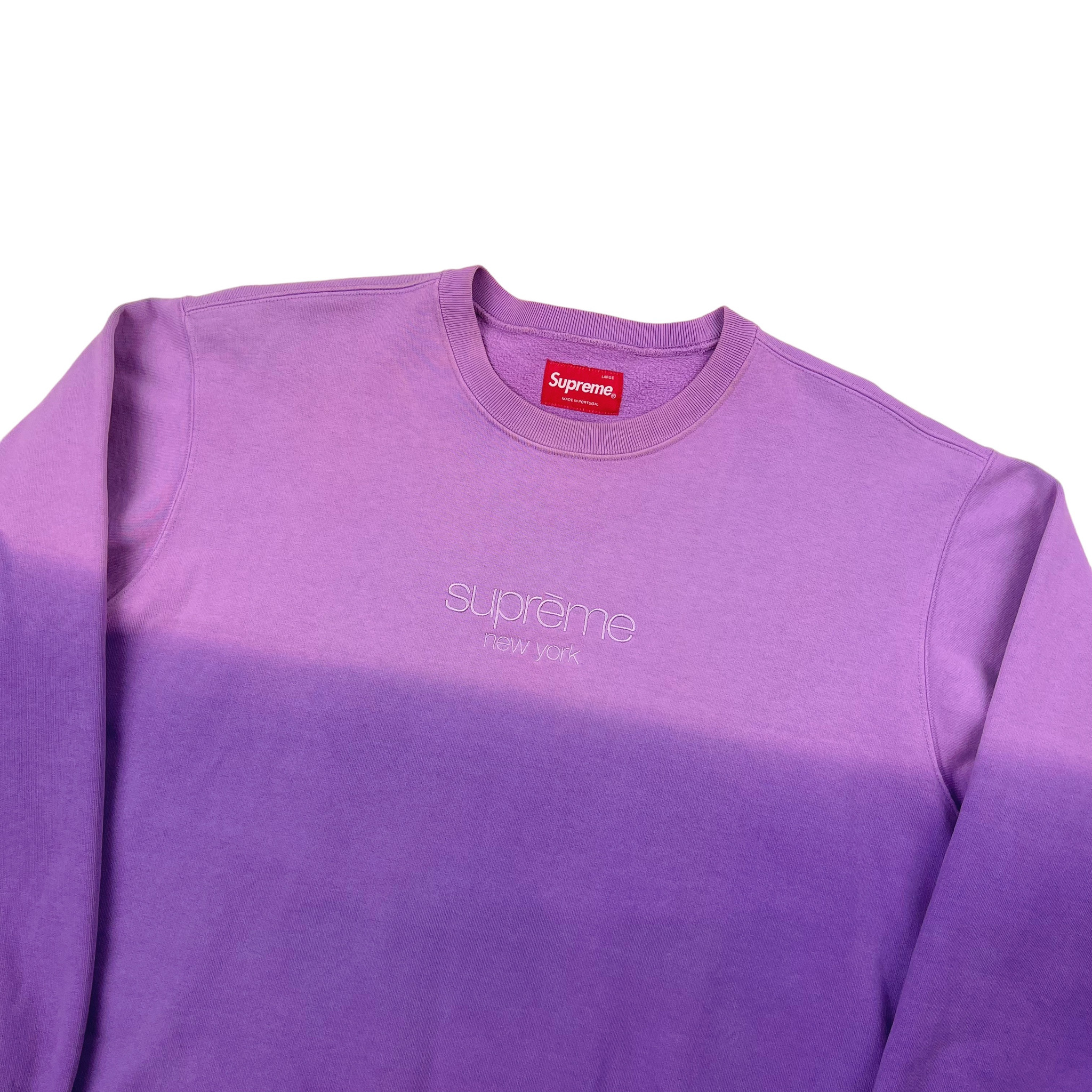 Supreme Classic Logo Dipped Sweatshirt - Oliver's Archive