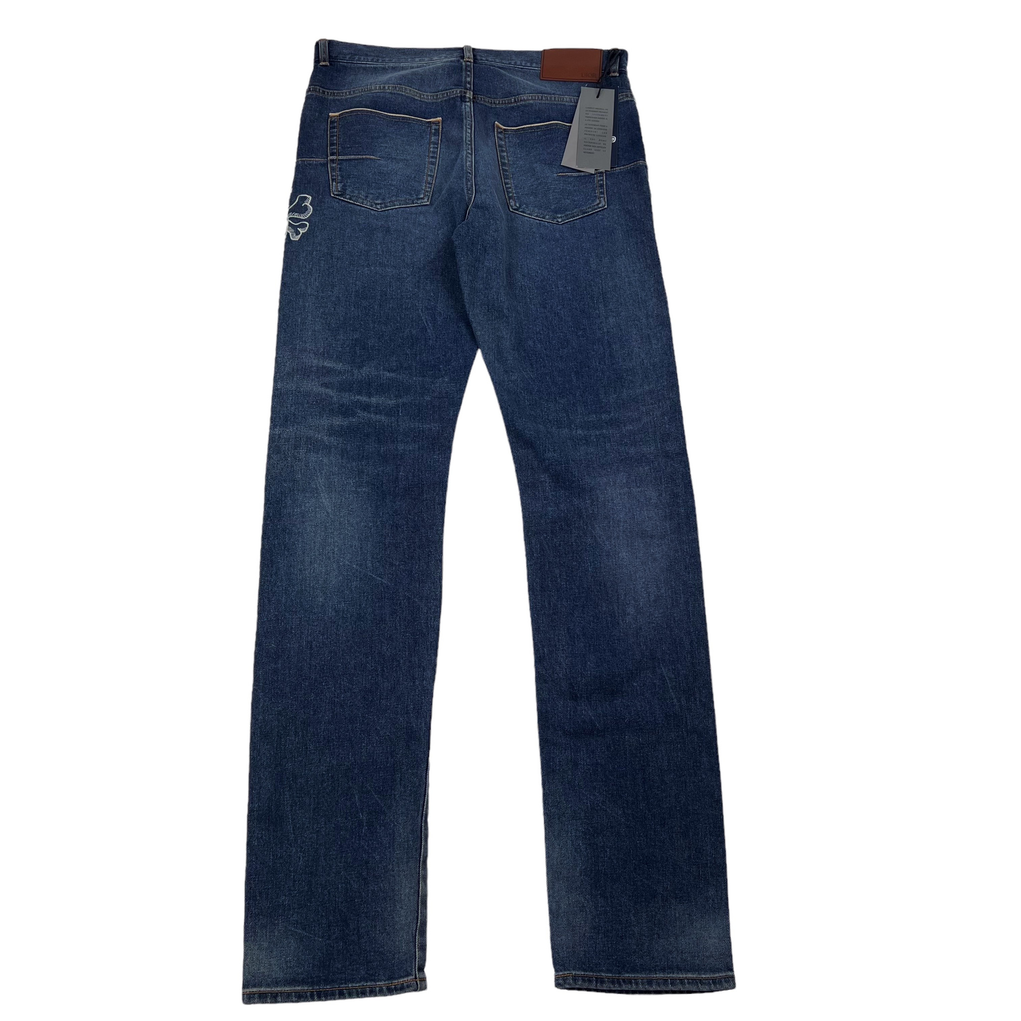 Dior x stussy bee embroidered denim jeans sz 36 blue SS19 | eBay