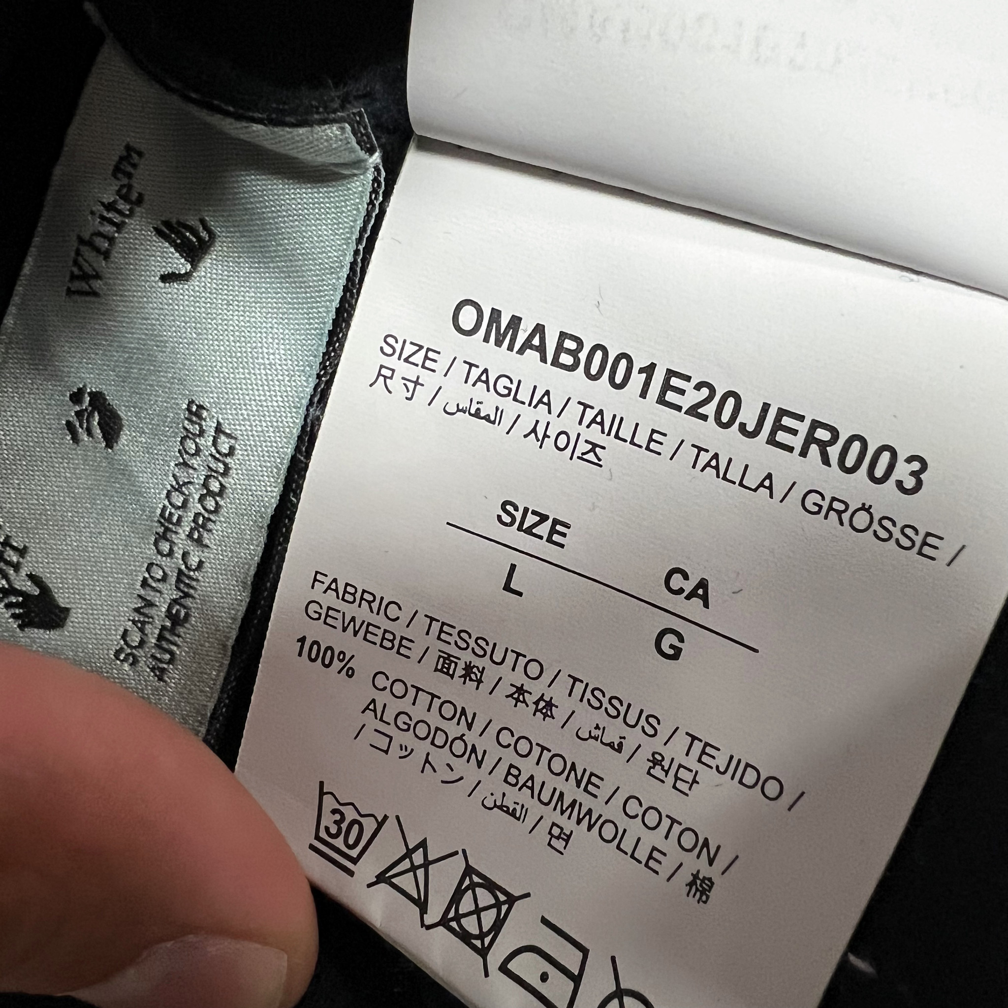 Off-White Marker Arrows Long Sleeve T Shirt - Oliver's Archive