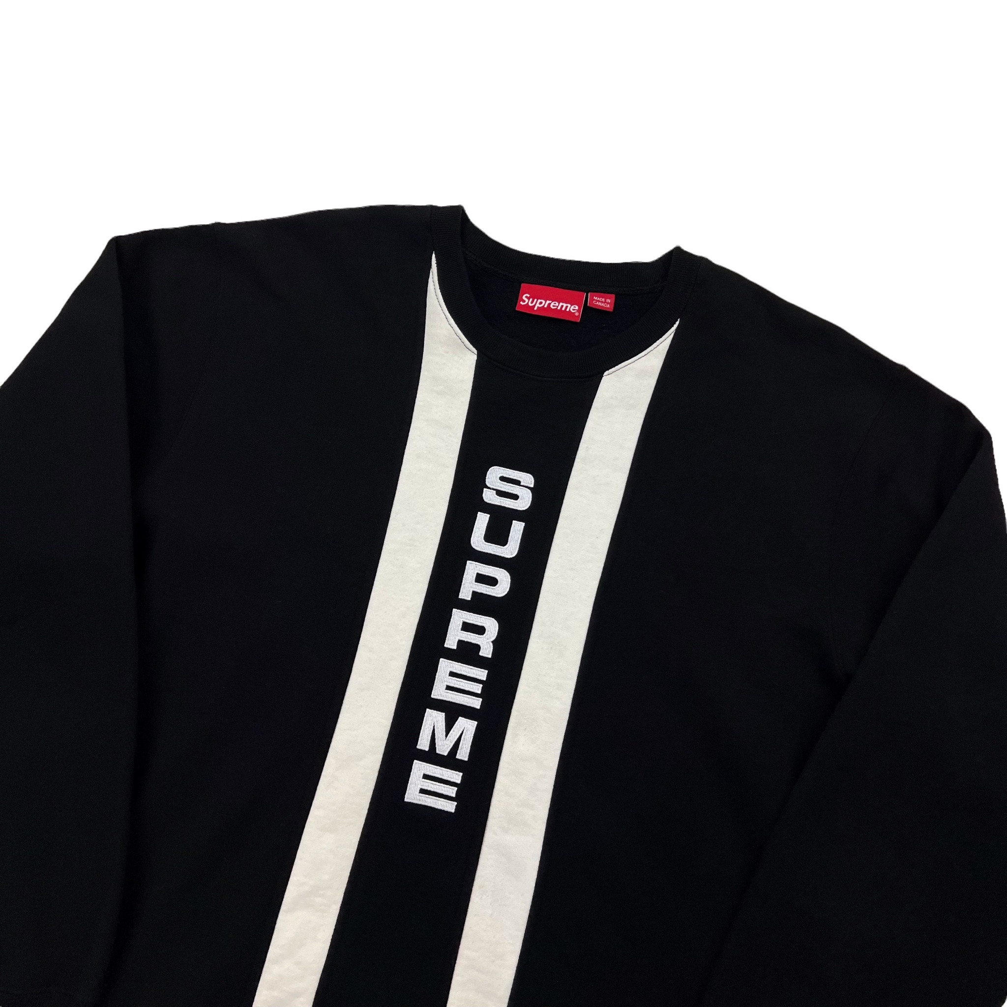 店舗割引Supreme17ss Vertical Logo Panel Crewneck トップス