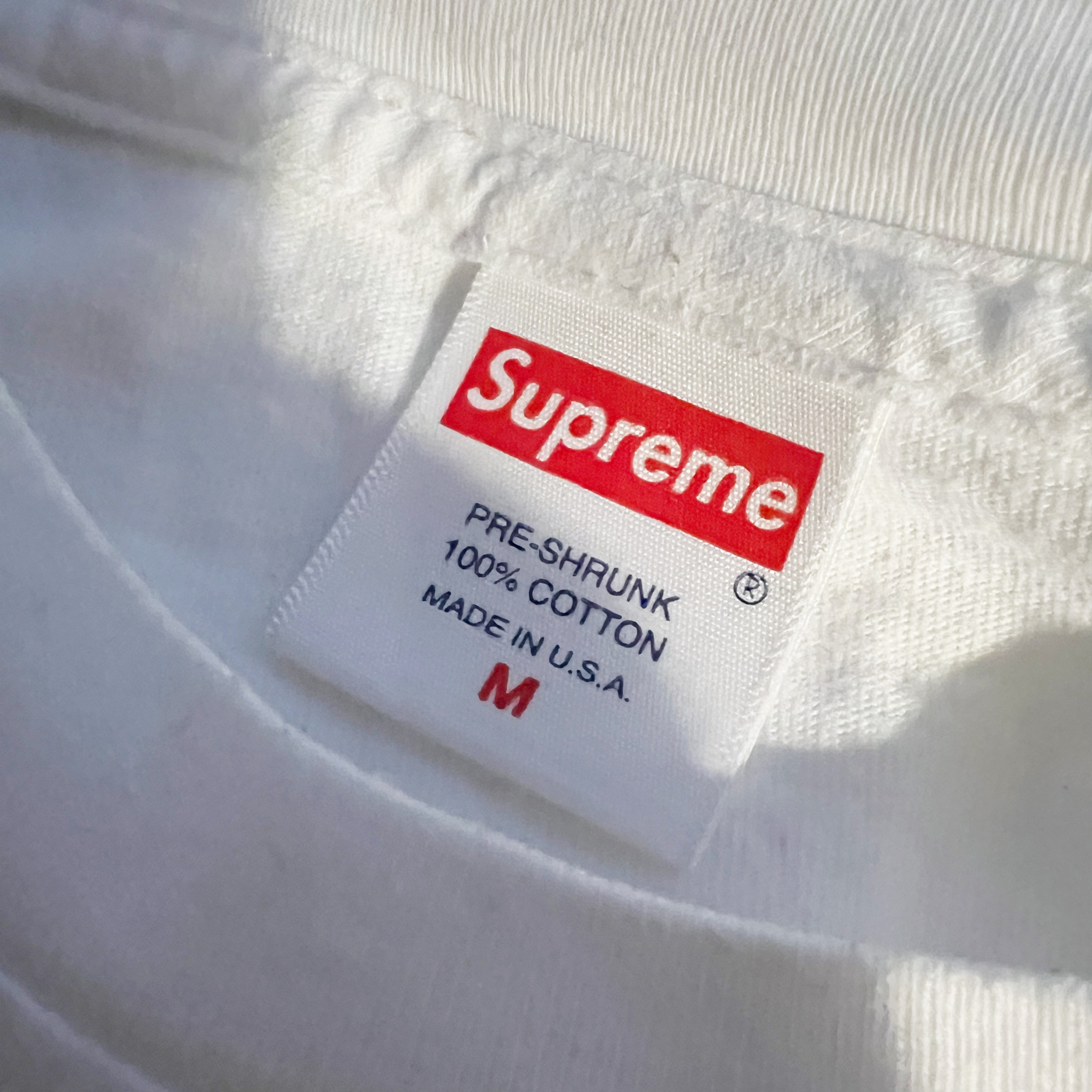 Supreme White Box Logo Long Sleeve T Shirt - Oliver's Archive