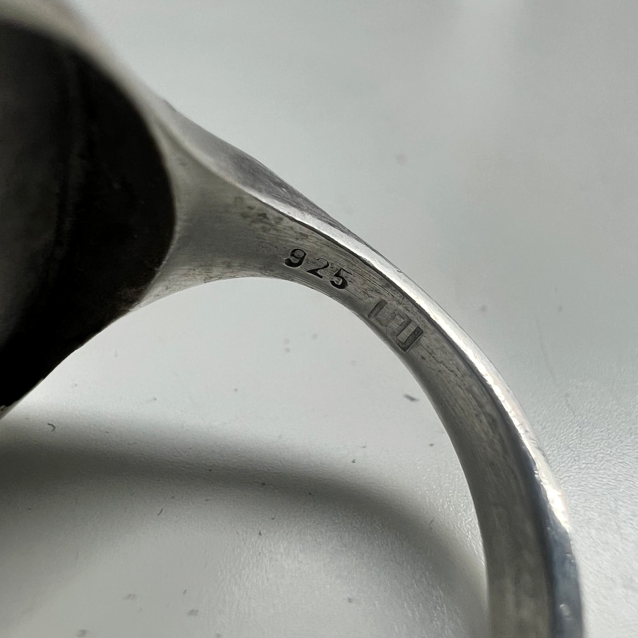 Sterling Silver Operculum Shell Ring - Oliver's Archive