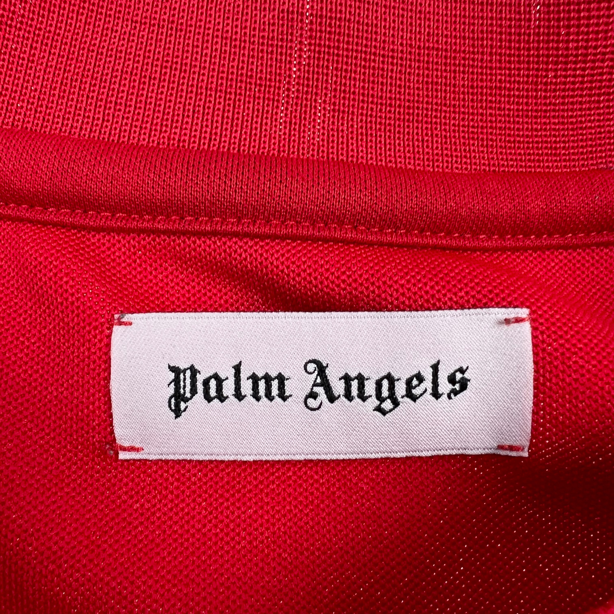Palm Angels Navy Red Monogram Track Pants - Oliver's Archive