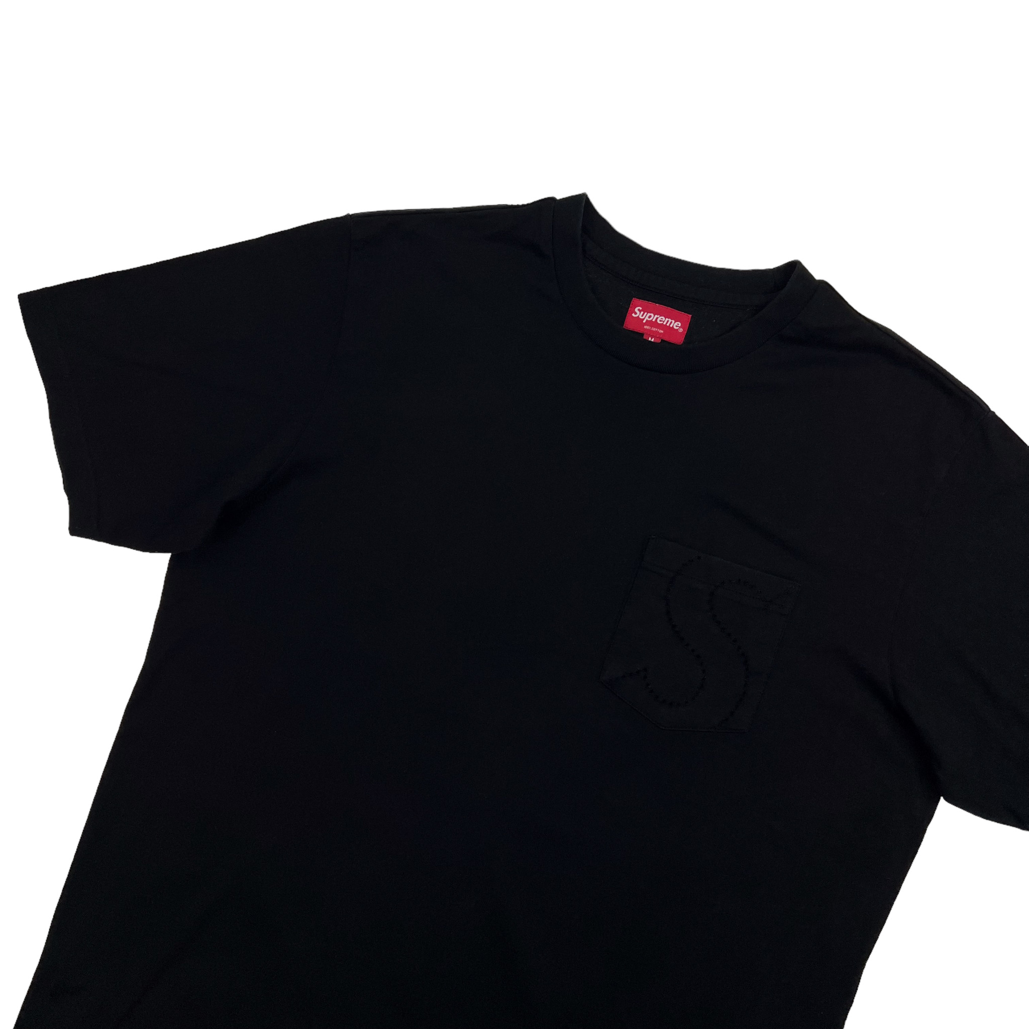 Supreme Laser Cut S Logo T Shirt Black - Oliver's Archive