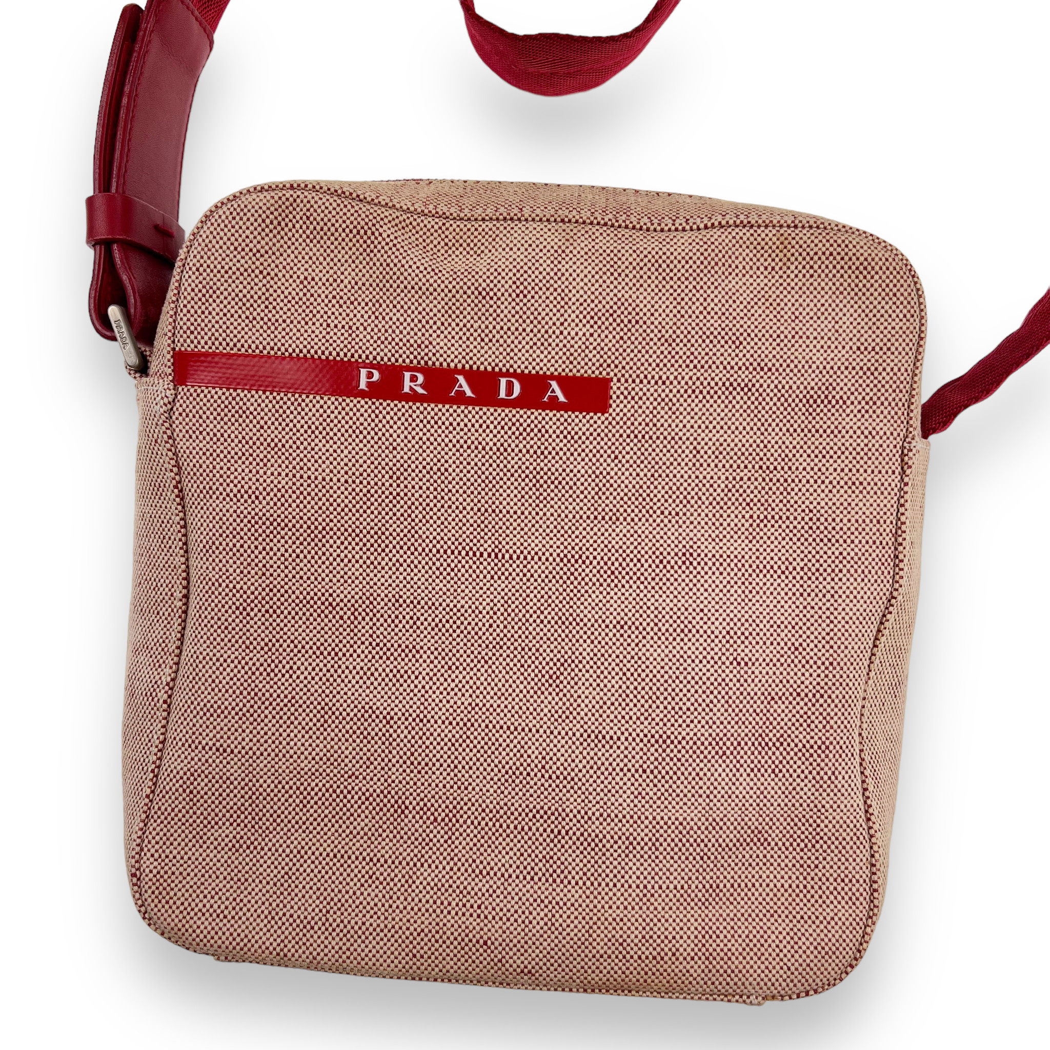 Prada 1999 Canvas Cross Body Bag - Oliver's Archive