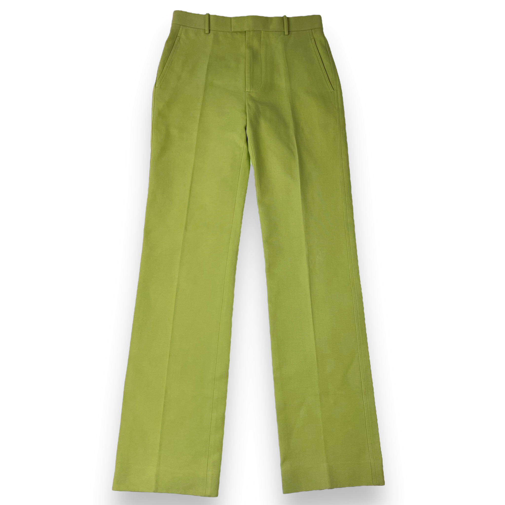 21SS BOTTEGA VENETA Salon 01 ツイード パンツ Bottega Veneta Salon 01 Green Trousers - Oliver's Archive
