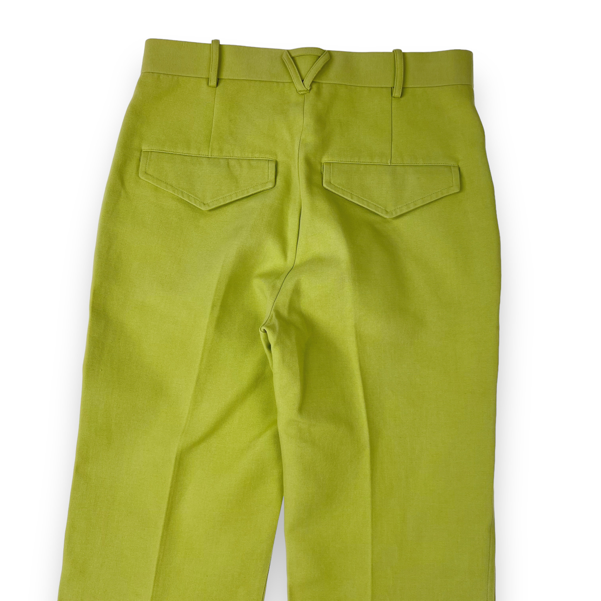 21SS BOTTEGA VENETA Salon 01 ツイード パンツ Bottega Veneta Salon 01 Green Trousers - Oliver's Archive