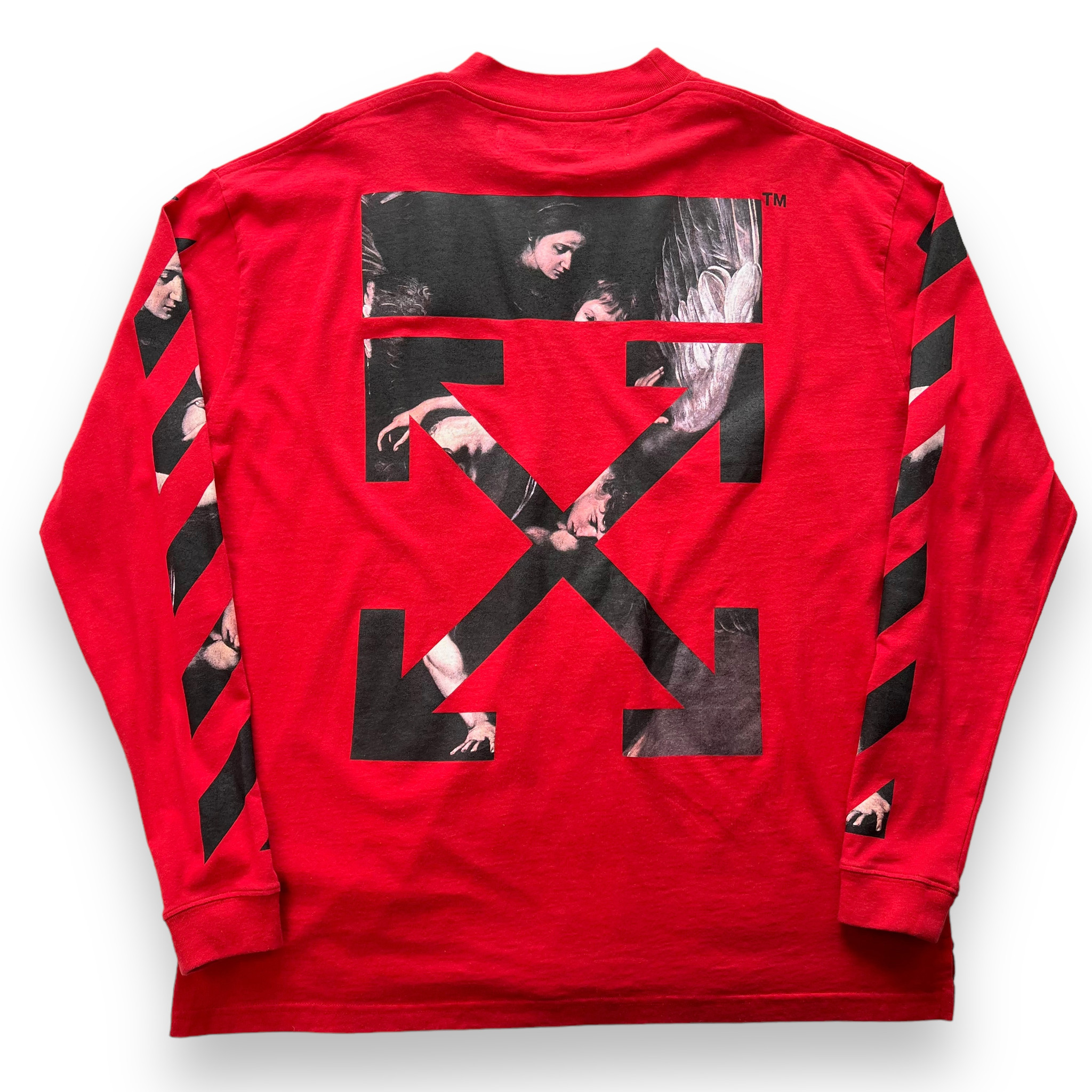 Off-White Red Caravaggio Mock Neck Oliver's Archive