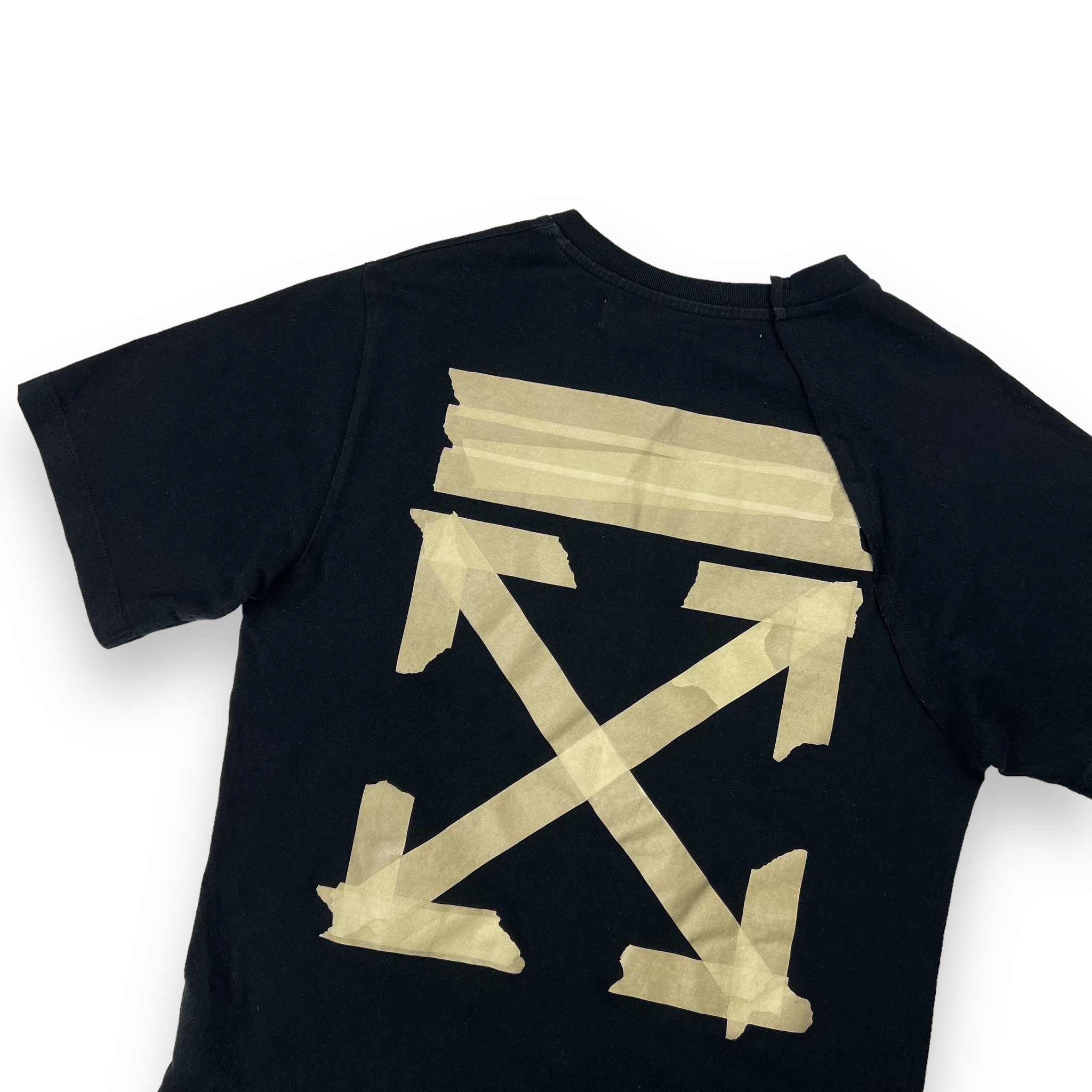 Off-White Tape Arrows Black T Shirt - Oliver's Archive