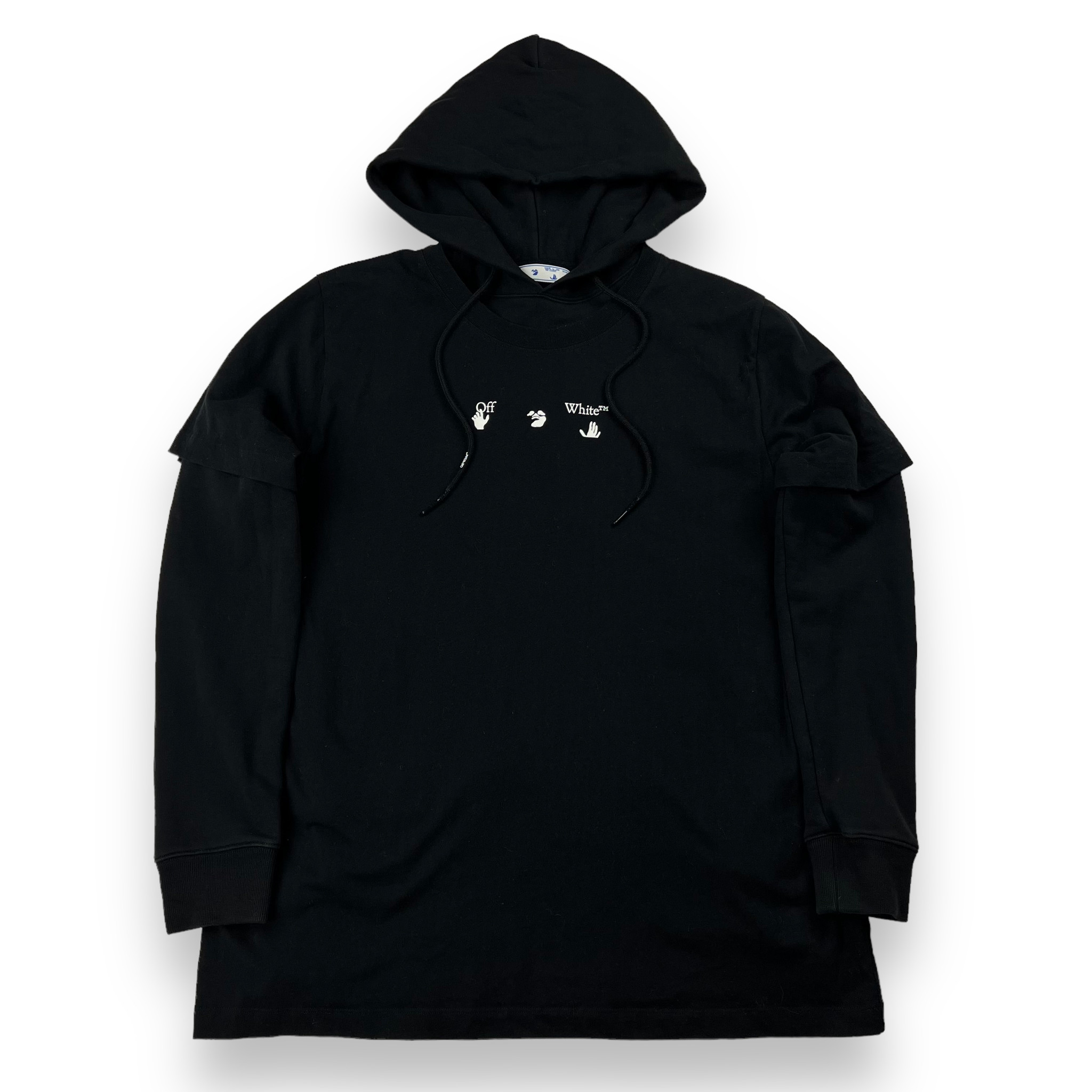 Off-White marker layered hoodie パーカー 公式通販