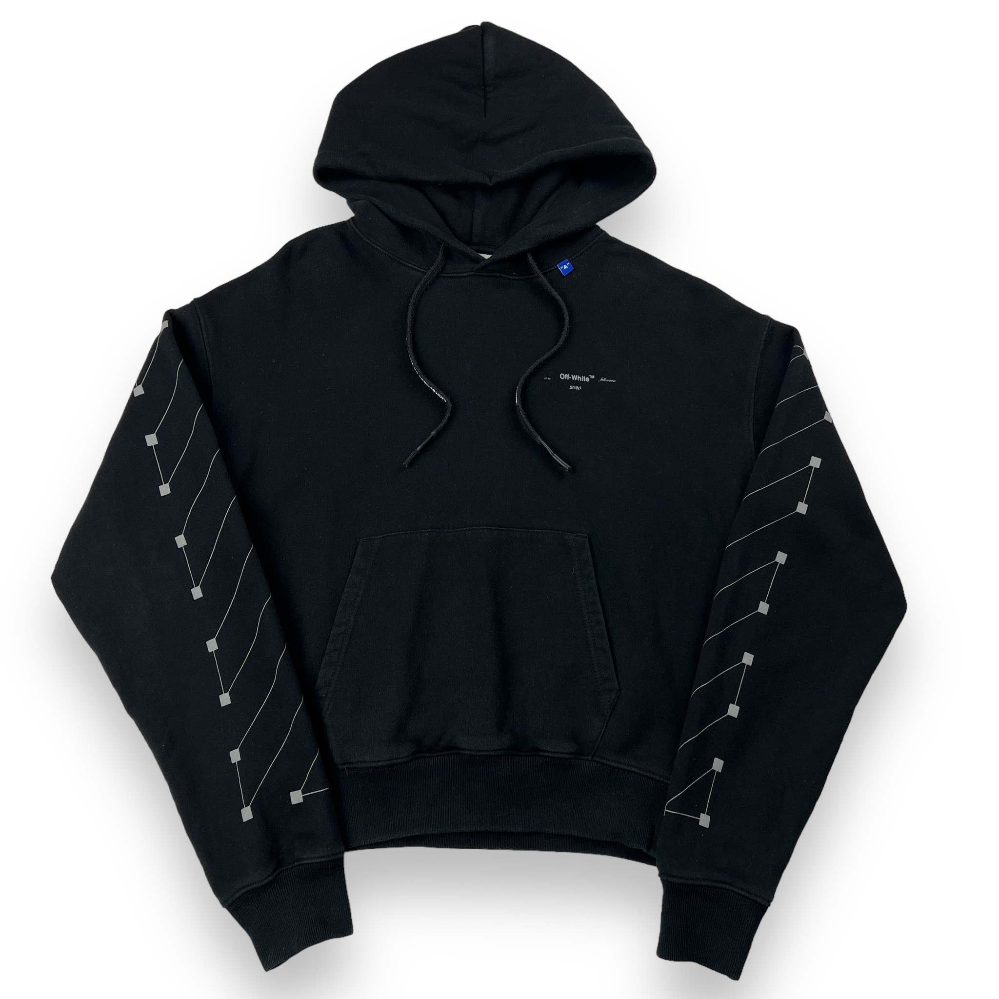 Off-White Backbone Arrows Black Hoodie - Oliver's Archive
