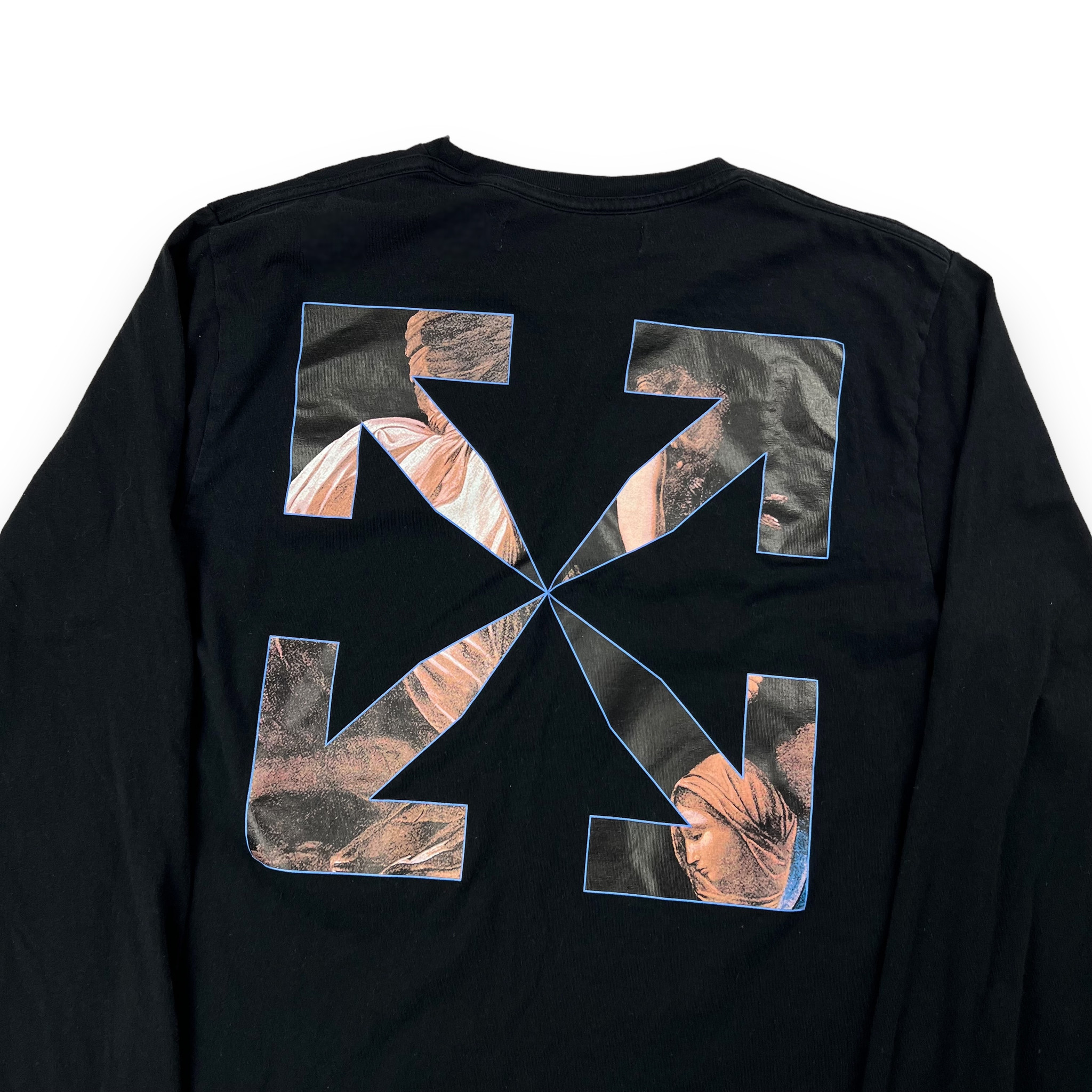 Off-White Caravaggio Arrows Black Long Sleeve T Shirt Oliver's